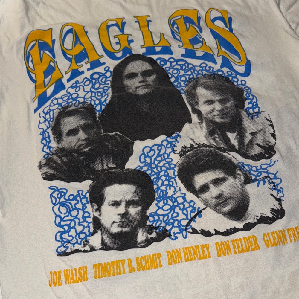 Vintage 1994 Eagles Tour Graphic White T-Shirt‎ - Picture 3 of 5
